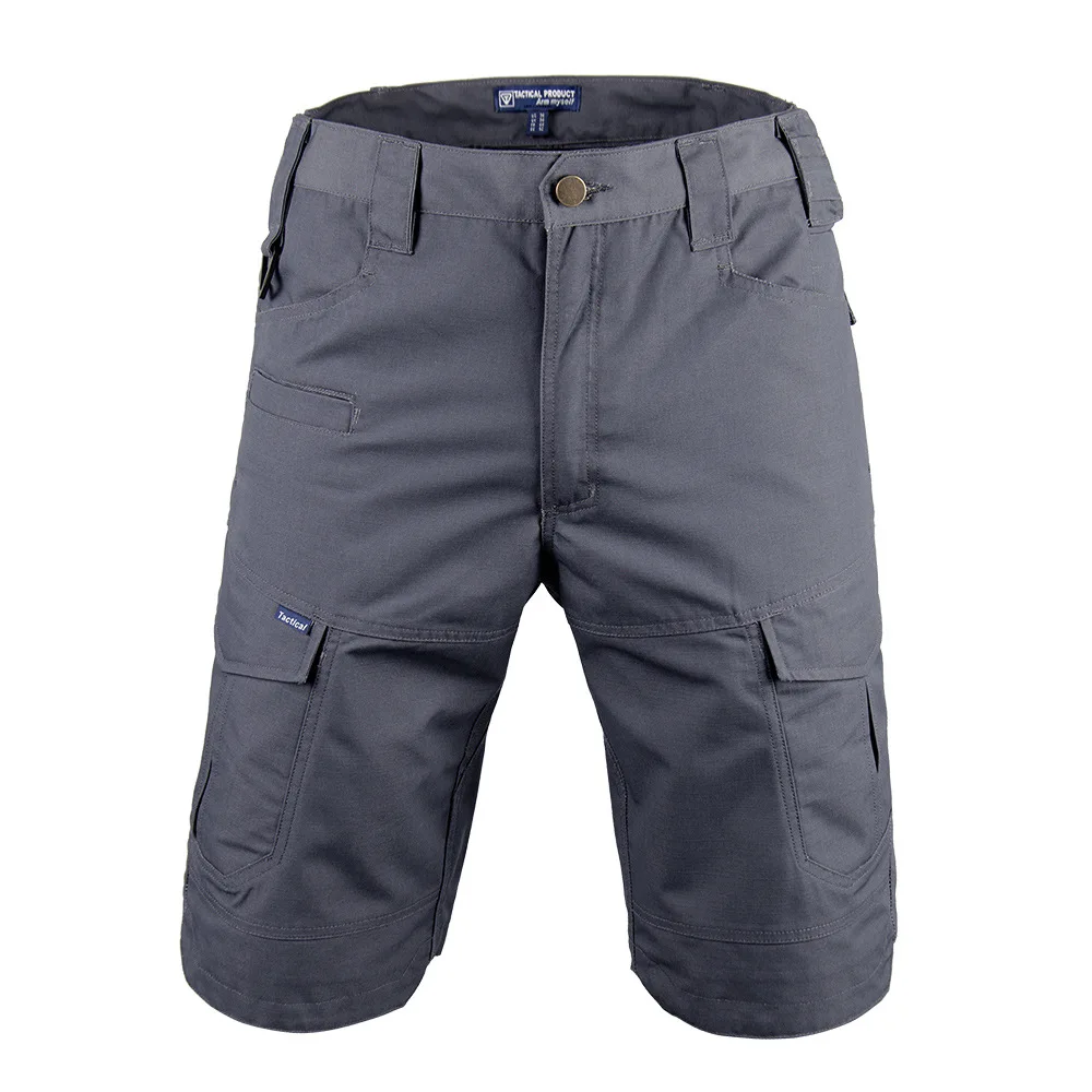 Summer Multi Pocket Tactical Shorts Camouflage Cargo Pants Outdoor Wear-resistant Waterproof Hiking Cycling Sports Fifth Pants