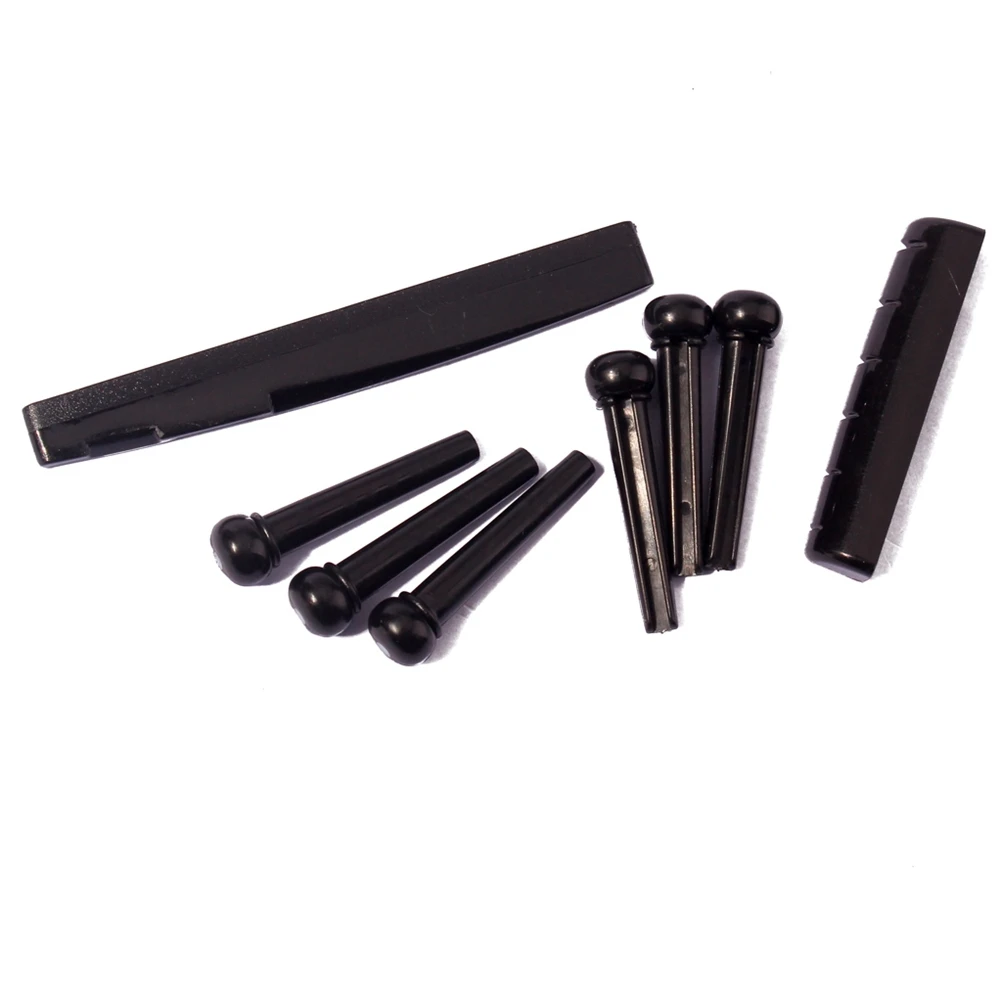 

Portable Acoustic Guitar Replacement Parts Set Bridge Saddle Nut Size For Professional Use Guitar Accessories