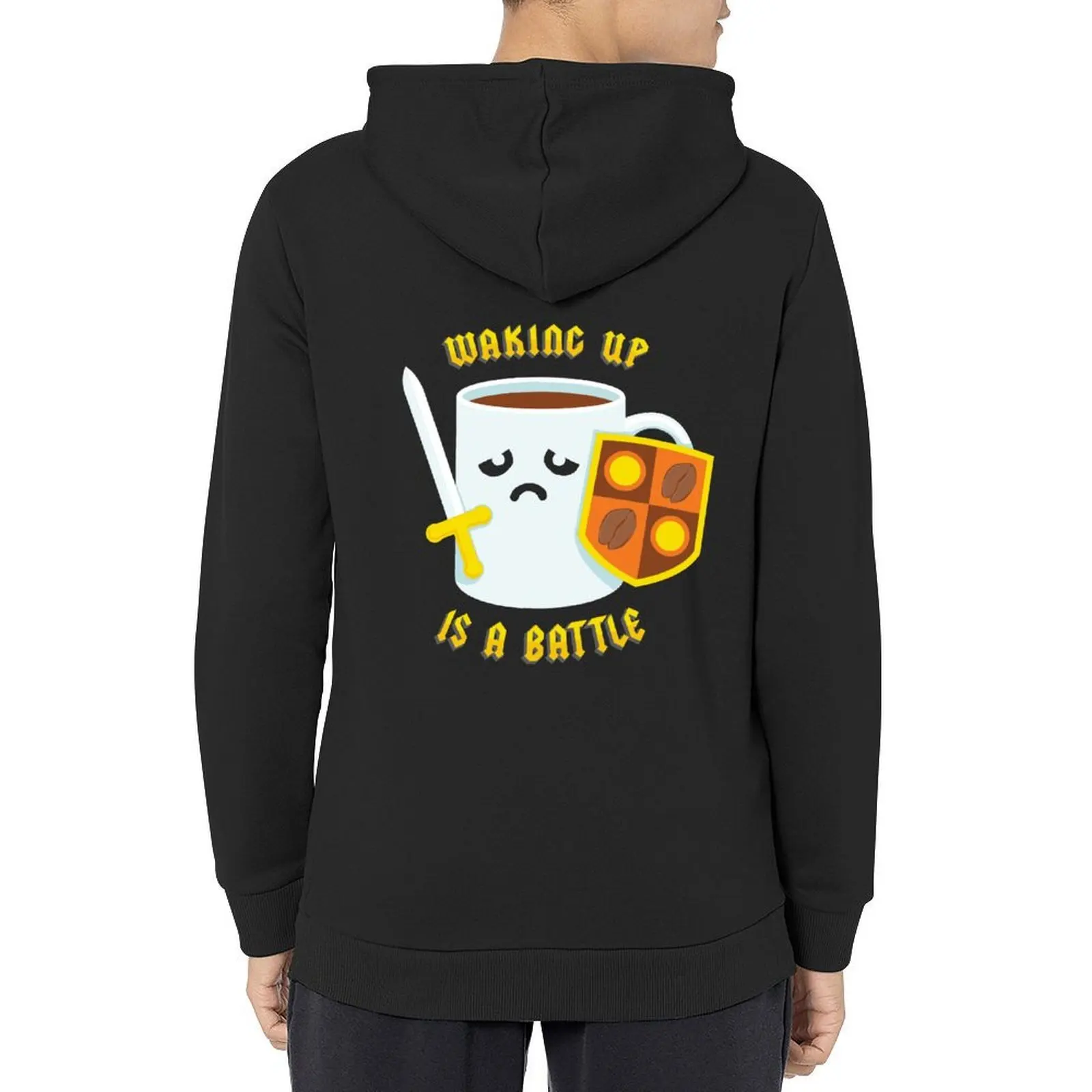 

Morning Battle Hoodie autumn jacket men aesthetic clothing men's autumn clothes hooded shirt hoodie oversize