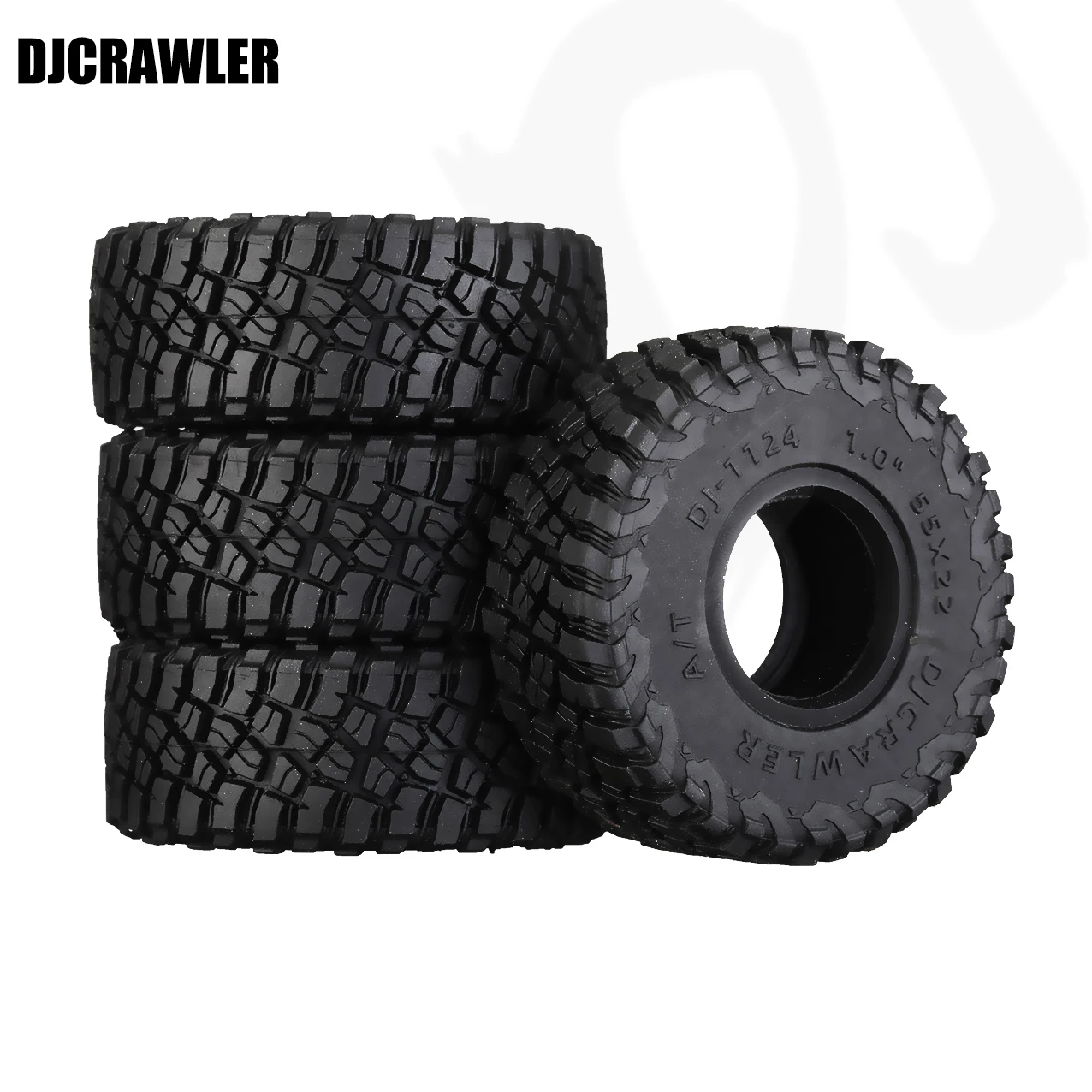 DJ 4PCS 1/24 1 인치 모든 지형 열대 우림 부틸 고무 타이어, 라이너 스폰지 포함, 축 SCX24 90081 FMS FCX24 업그레이드 부품 Best5 DJ 4PCS 1/24 1 인치 모든 지형 열대 우림 부틸 고무 타이어, 라이너 스폰지 포함, 축 SCX24 90081 FMS FCX24 업그레이드 부품 Best5