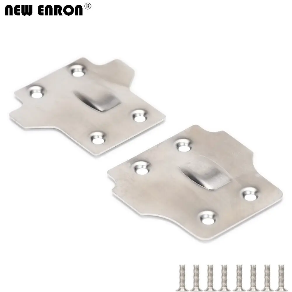 NEW ENRON Stainless Steel Front+ Rear Skid plate Chassis Armor for 1/8 RC ARRMA 6S Kraton ARA320570