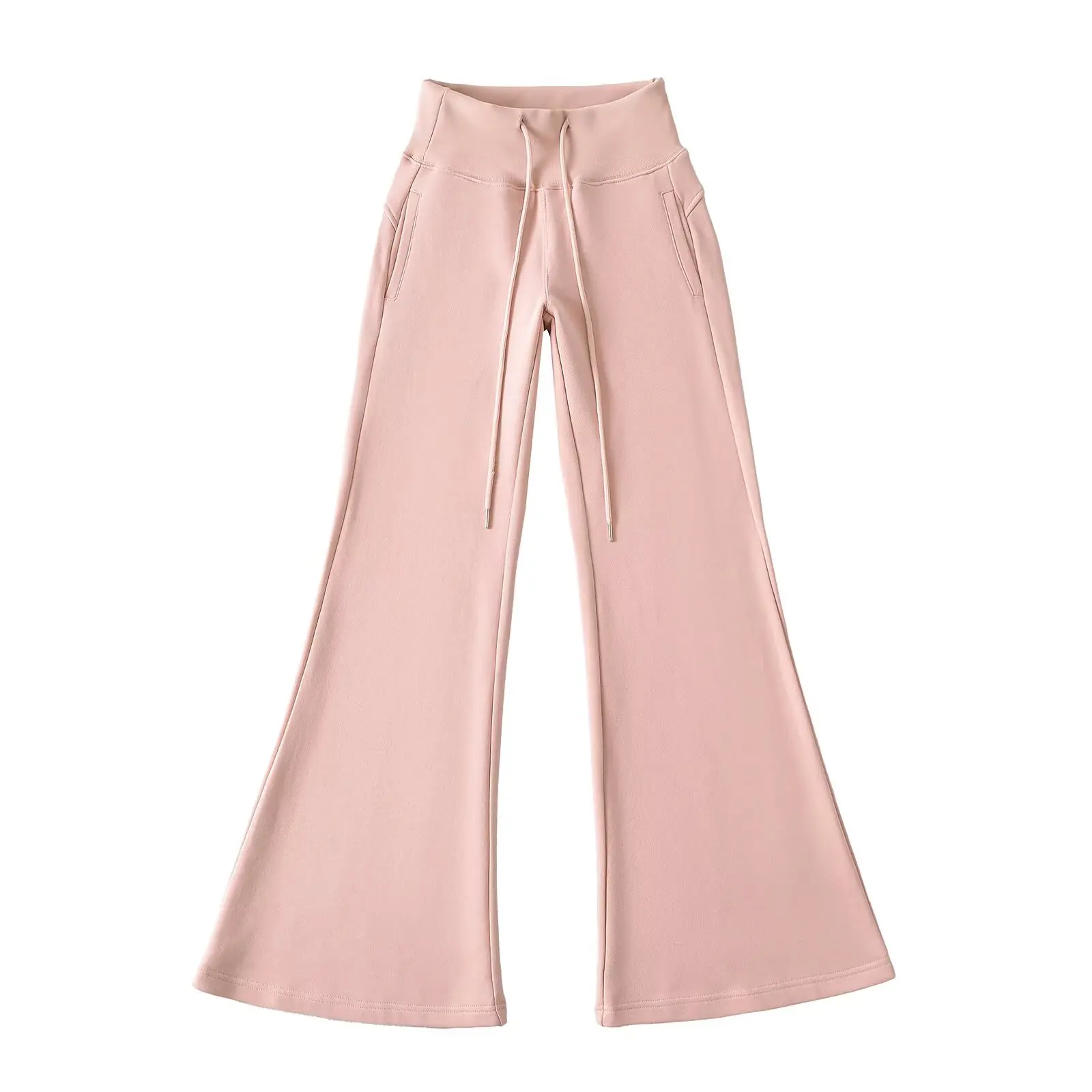 American Sle Vita larga Vita bassa Gamba dritta Dimagrante Pantaloni casual Donna Estate Dstring Pantaloni sportivi sportivi versatili Fl...