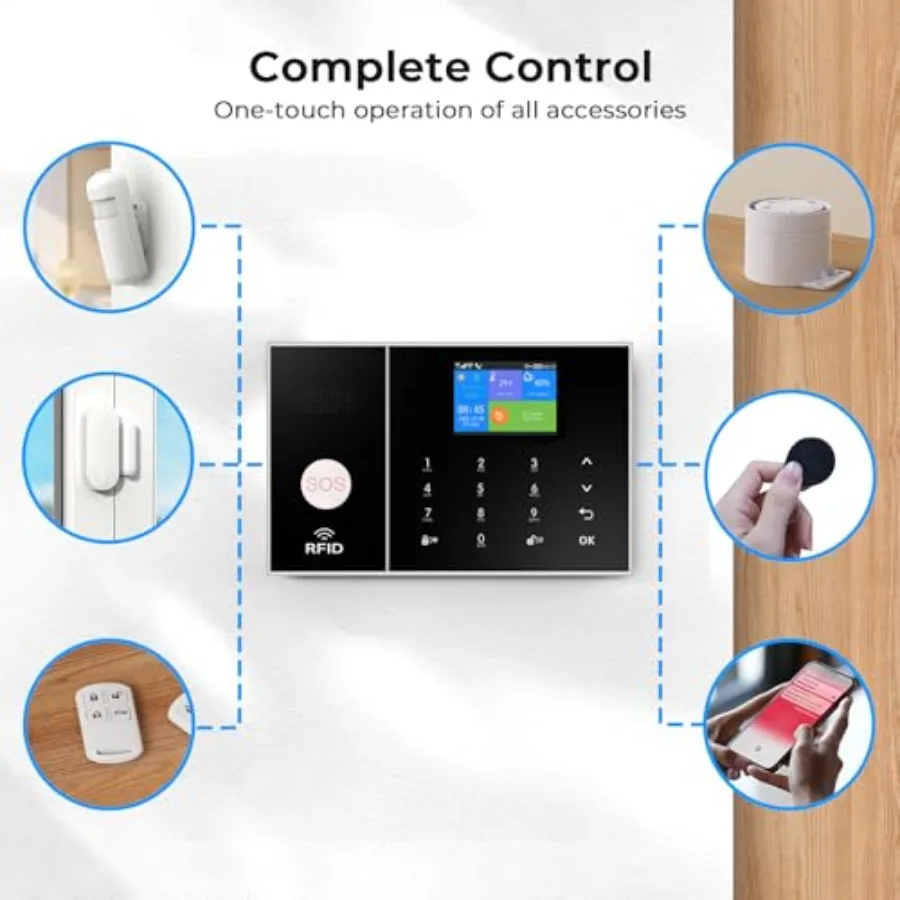 Wireless home security sensors