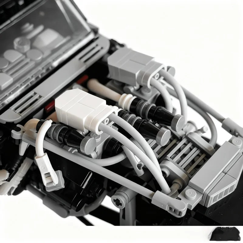 1368개 MOC 기가호스 자동차 모델 블록 장난감 조립 DIY 창의적인 크리스마스 선물 브릭 아이디어 교육용