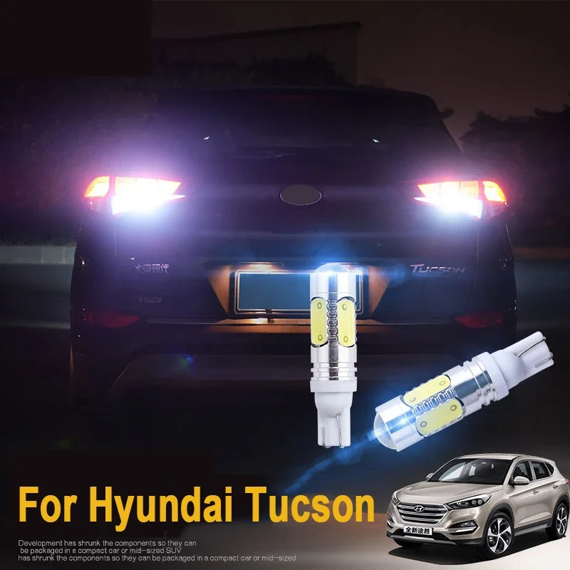 2xT15 W16W Canbus 7.5W White LED Backup Reverse Light Lamp For Hyundai Tucson IX35 IX25 Santa Fe Sonata 9 Tucson 2015 2016 2017