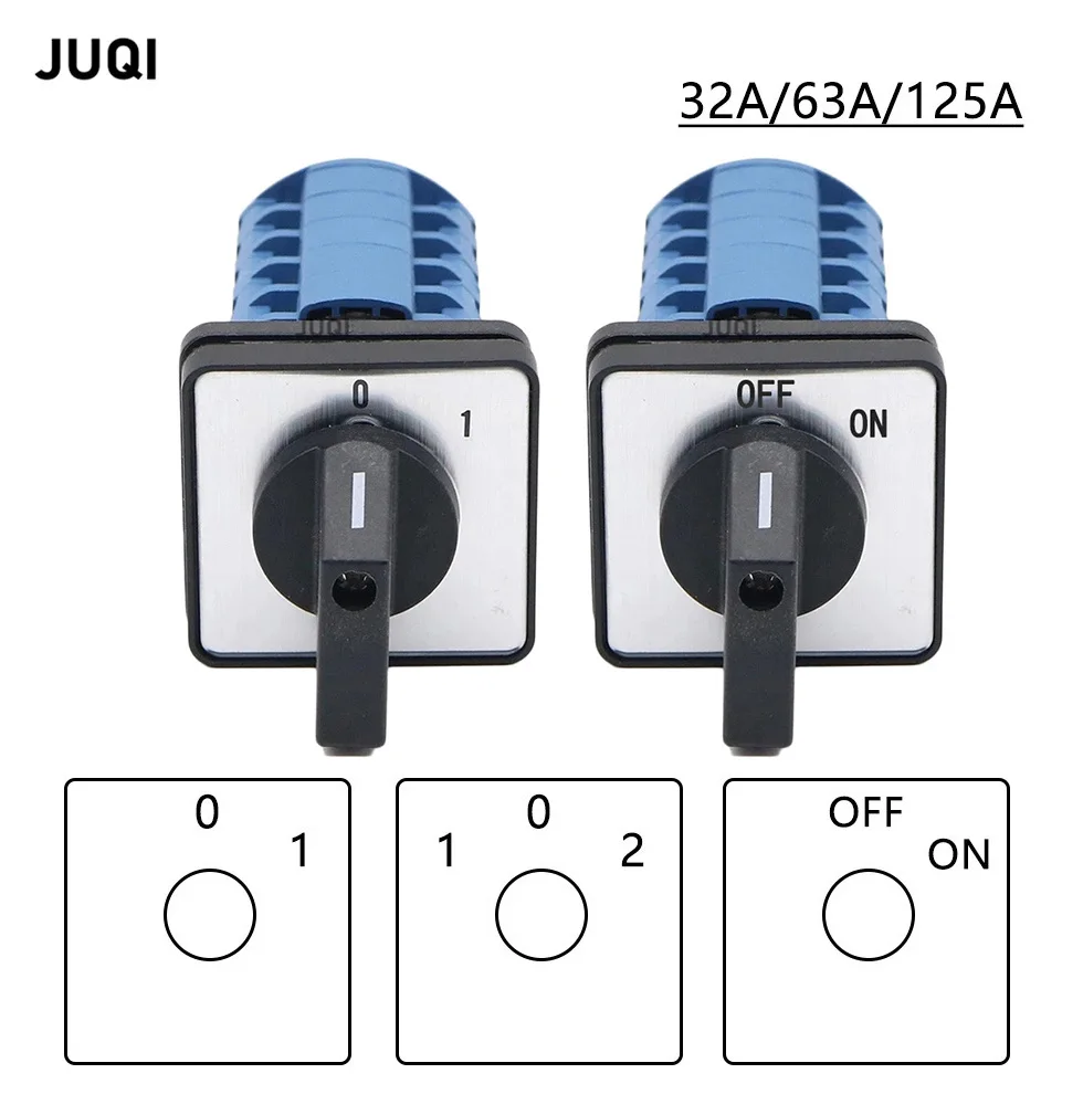 

LW26-32/63/125/5 universal switch 2/3 gears 5 joint Reversing switch 32A/63A/125A On-Off change-over switch cutoff switch