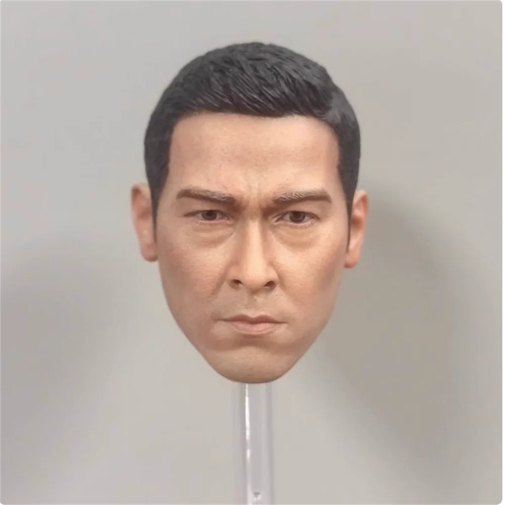 

1/6 Male Soldier PTU Ma De Zhong Head Carving Sculpture Model Toy Fit 12'' Action Figure Body In Stock
