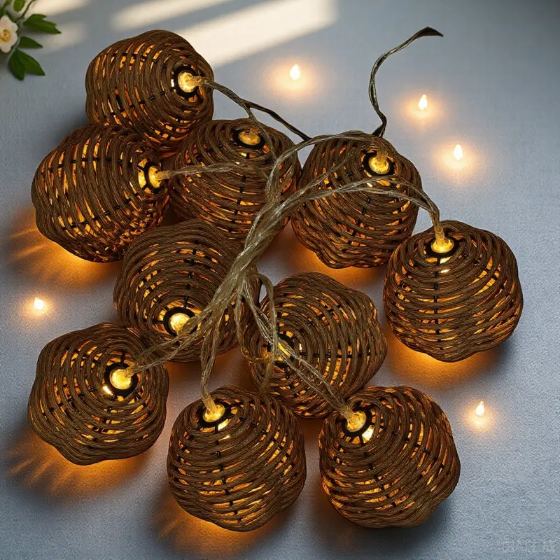1-セット雰囲気-led-ストリングライトシミュレーション籐ソフトグロー装飾屋内ストリングライト結婚式の夜の光パーティー用