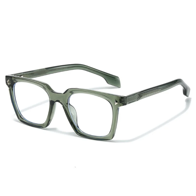 2026 Quality Square Optical Glasses Frame For Men Women TR90 Durable Stainless Steel Core Eyeglasses Blue LIght Blocking Eyewear
