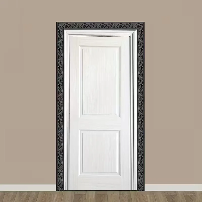 3D Geprägte Flexible Schaumstoff-Wanddekoration, Selbstklebende Rückwandverkleidung, Dekorative Tapetenbordüre, Wandleiste, Fußleistenverkleidung – Detail 2