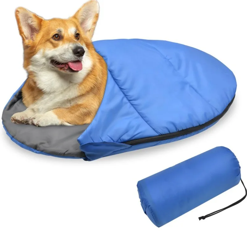 

Pet Warm Sleeping Bag Outdoor Beach Camping Portable Mummy Lightweight Waterproof Winter Pet Sleeping Bag