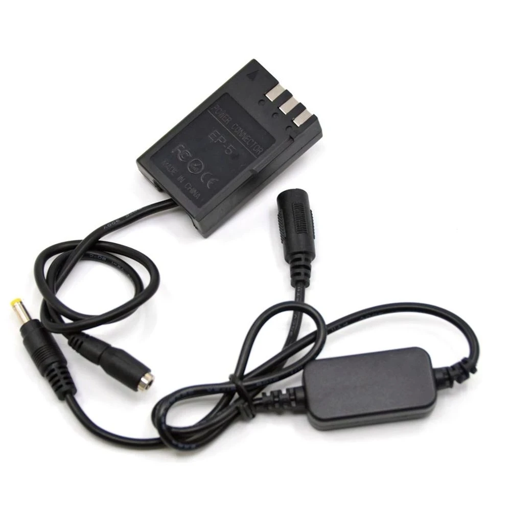 EP-5 Dc Koppeling EN-EL9 Enel9 Dummy Batterij + 12V-24V Step-Down Lader Kabel Voor Nikon D40 D40x D60 D3000 D5000 Camera 'S