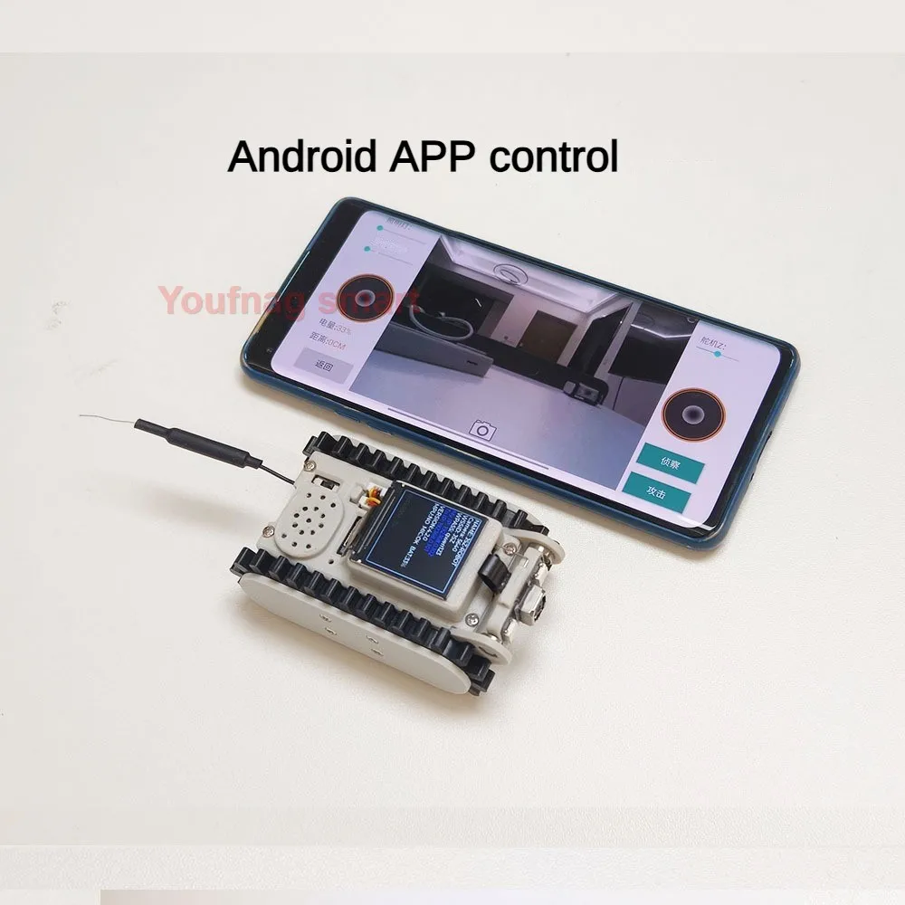 Pipeline Inspektion Drahtlose Video Auto Track RC Roboter mit Kamera Maker Lehre Esp32 Scannen Code Netzwerk DIY Programm Spielzeug – Detail 5