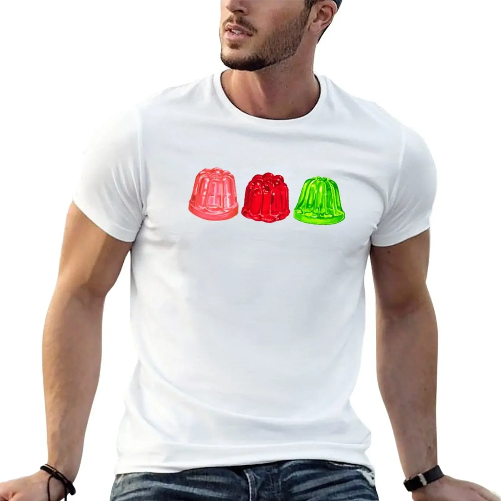 

Christmas Jello Pattern T-Shirt customs vintage for a boy heavy weight t shirts for men