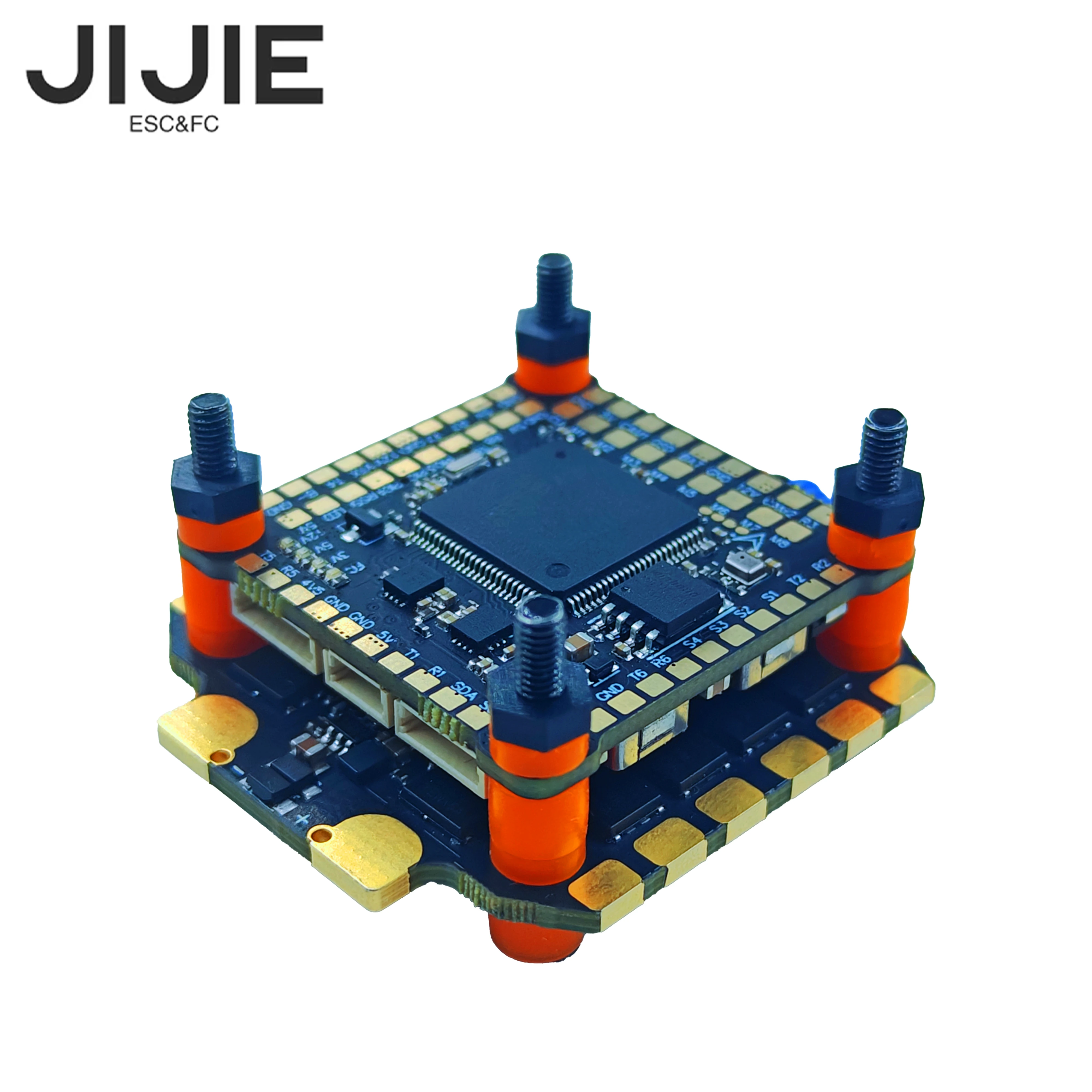 JIJIE FPV オリジナル H7 H743 FC フライトコントローラースタック 3-8s 70A 60A 55A 4in1 ブラシレス ESC DJI RC FPV ドローン DIY パーツ