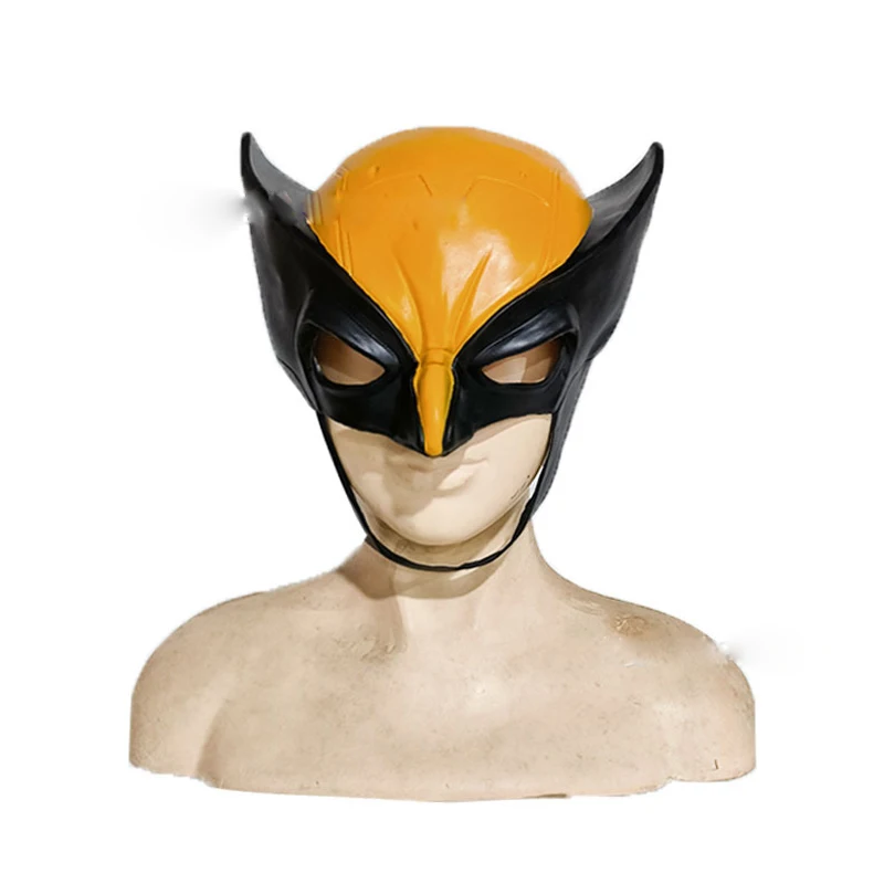 

Halloween Anime Costumes Cosplay Wolf Super Hero Head Cover Latex Mask Adults Decor Headwear Cool Headgear