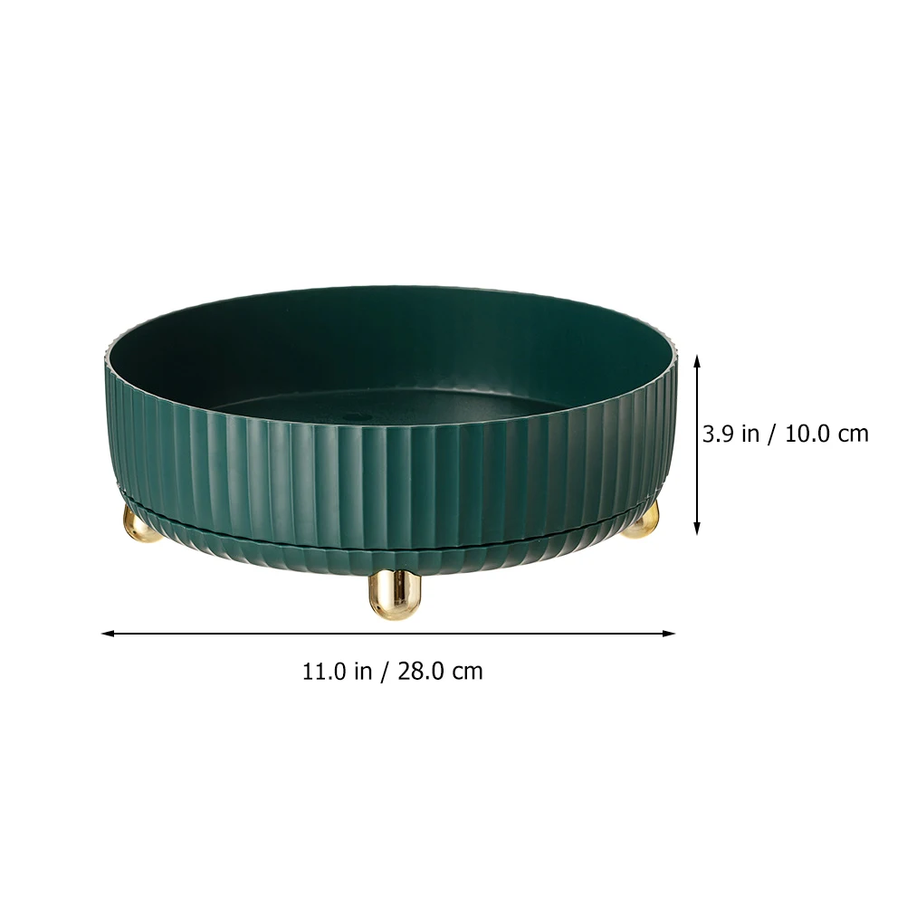 

Rotating Spice Rack Kitchen Counter Organizer Easy Access Anti Slip Gold Plated Feet Stable Placement Long Time Use Professional