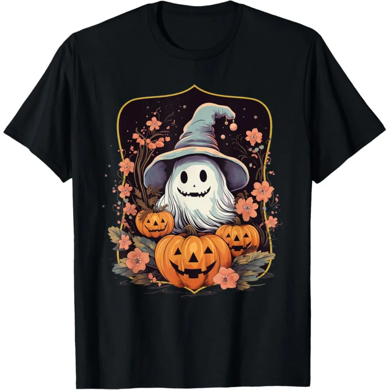 

Cute Ghost Halloween Boo Ghost Spooky Season Funny Gifts T-Shirt