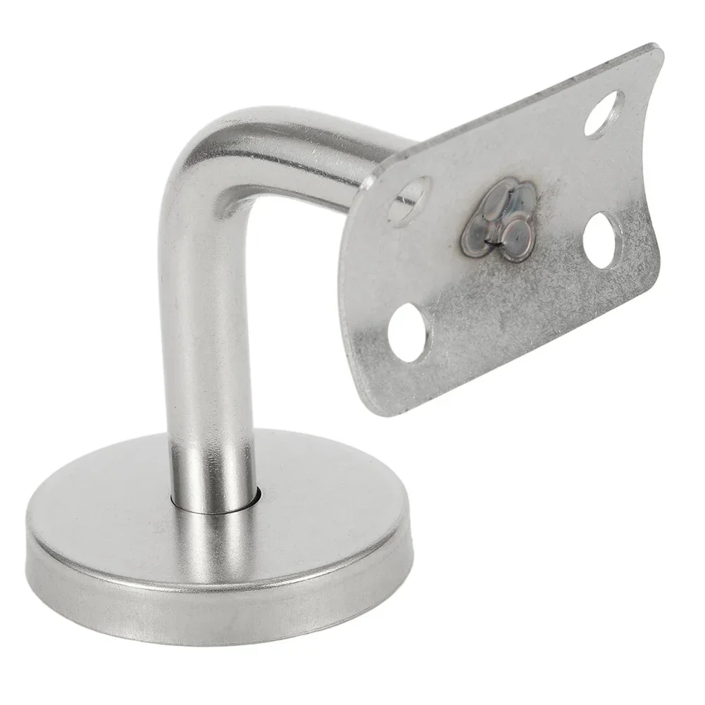 1pc Stair Handrail Bracket Stainless Steel Wall Mounted Hand Rail Bracket Balustrade Mopstick Strong Support Fixing Accessories