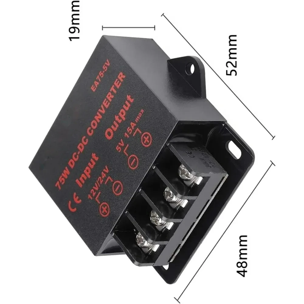 ABS12V 24V to 5V for led  Buck Converter Step Down Power Voltage Reducer Regulator Transformer Module Supply Volt DC Converter