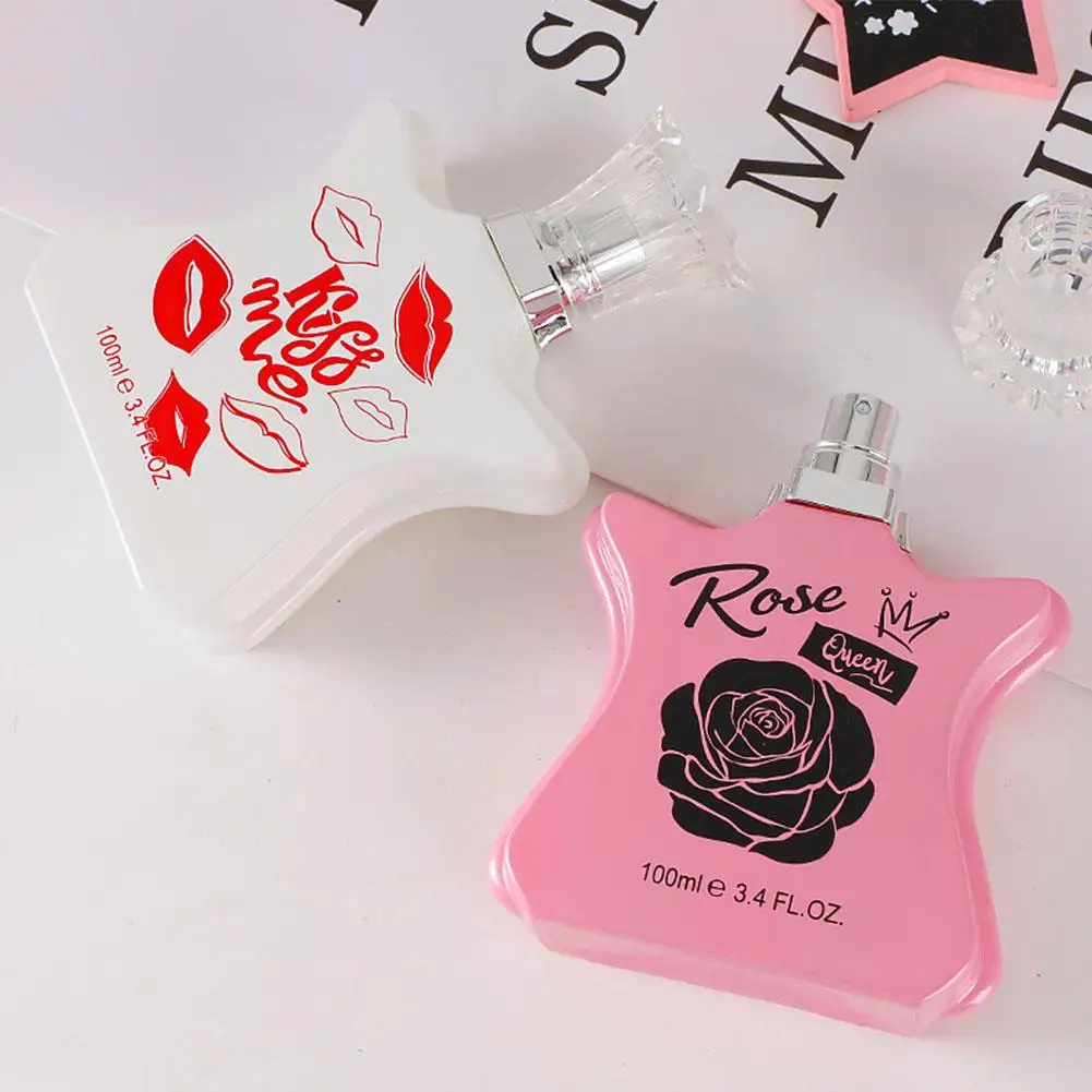 Perfume árabe de 100ml, fragancia fuerte, fragancia ligera duradera, rosa dulce, Perfume de estrella de mar para mujer, aroma Floral, feromonas para citas