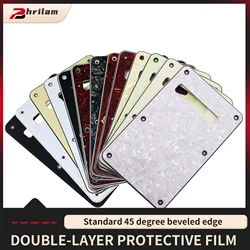 PHRILAM 6 Holes Guitar Back Plate Cavity Cover Pickguard for Fd ST Modern Style Electric Guitar
