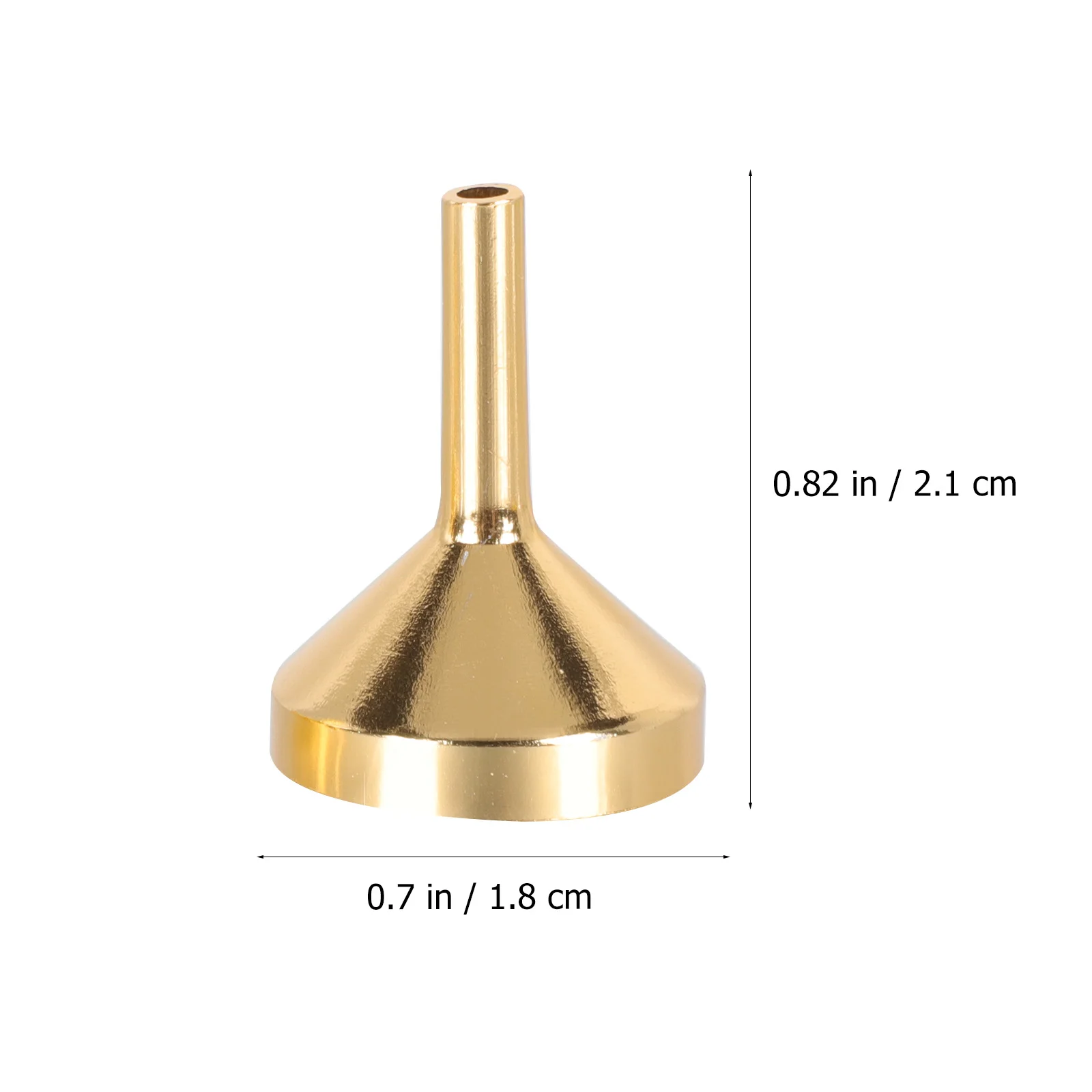 1set 1set Perfume Dispenser Funnel Mini Metal Small Essential Oil Filling Liquid Transferring Multi-Purpose Reusable Laboratory