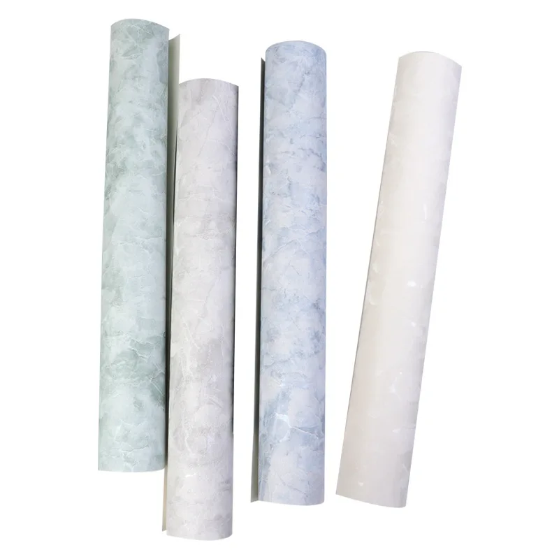 Modern Minimalist Solid Color Marble Pattern Wallpaper Light Green Light Blue Nordic Living Room Bedroom Background Wall Decor H