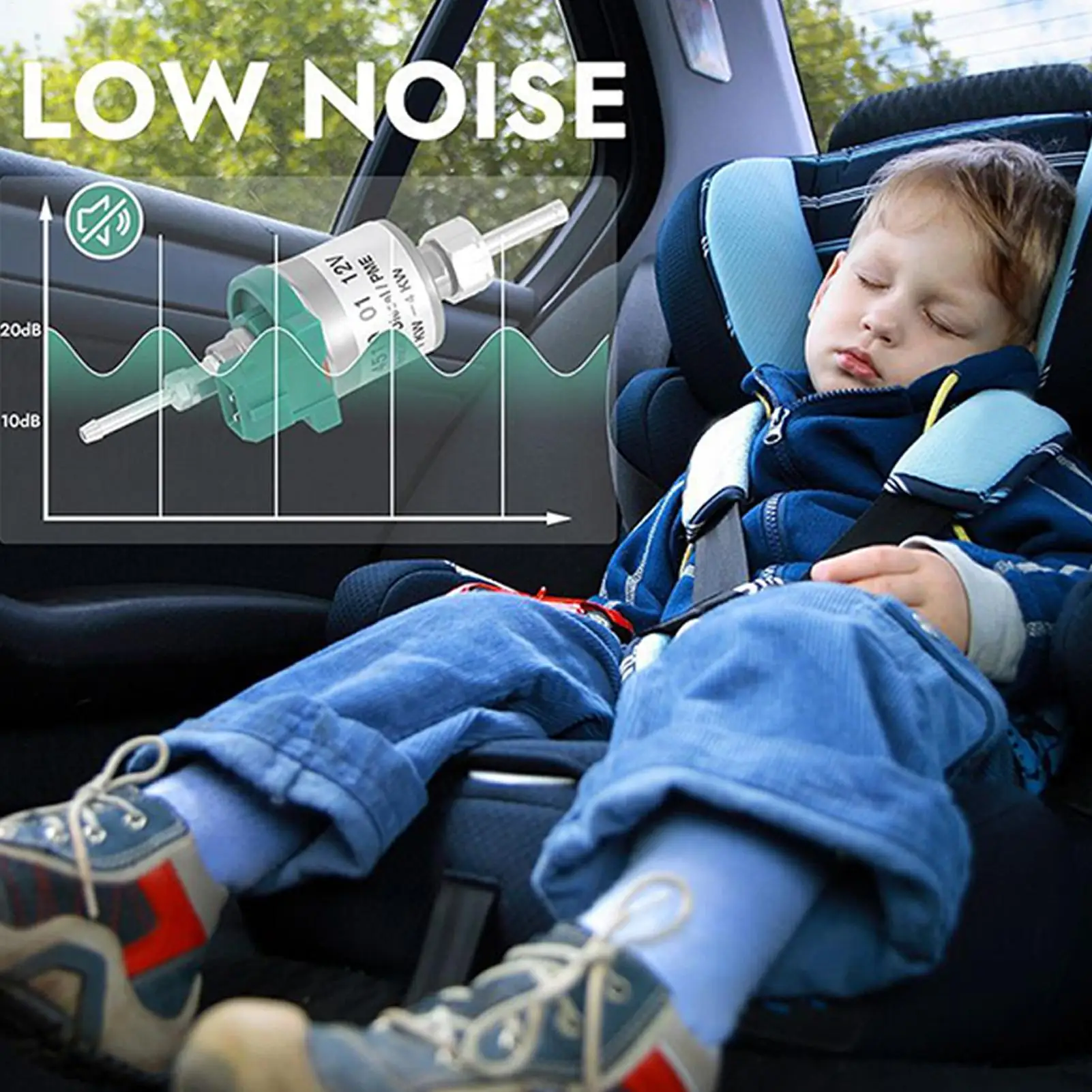 

Насос стояночного обогревателя автомобиля, 12 В, автомобильная запасная часть, электрический насос для измерения импульсов для грузовика, автофургона, автомобильной техники