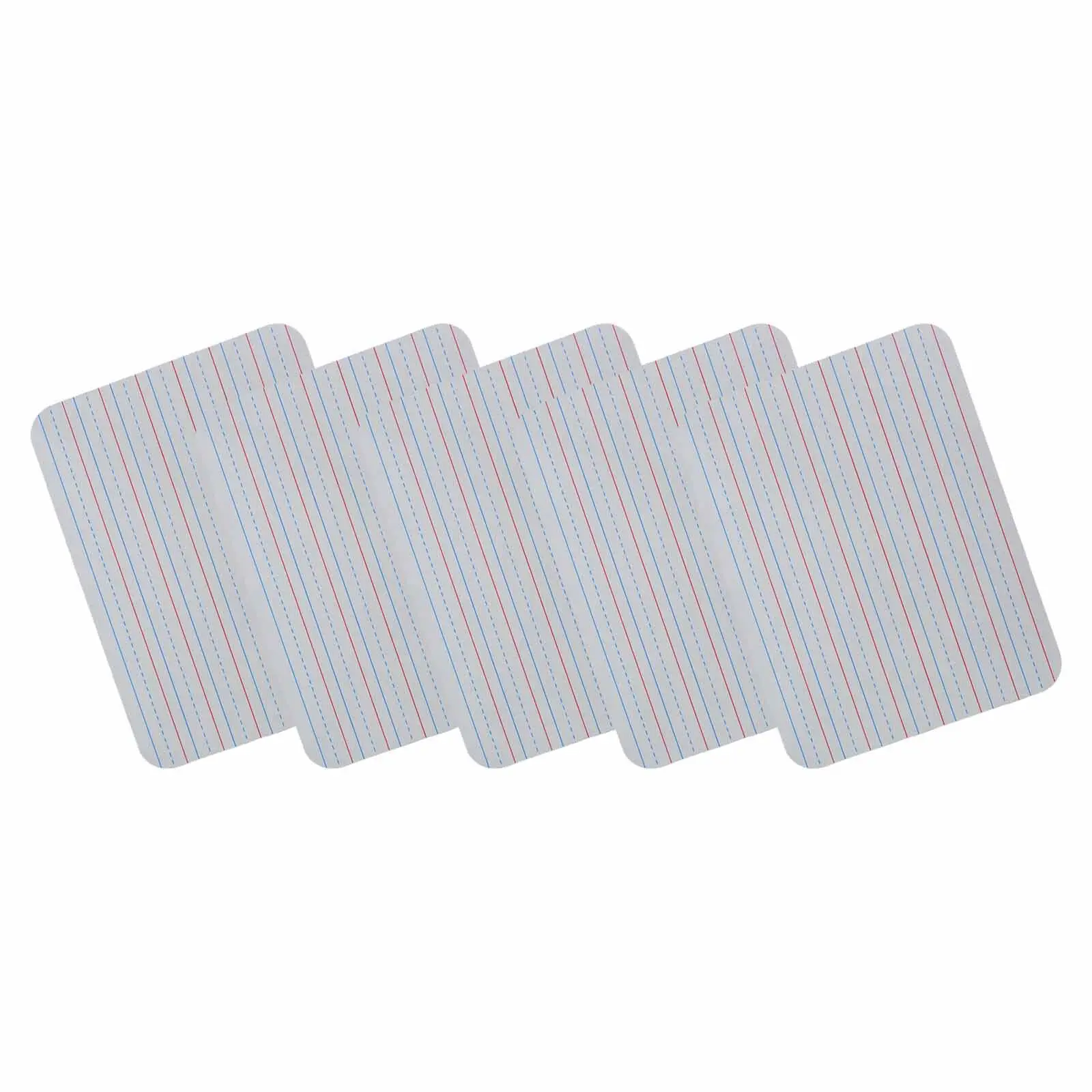 

5Pcs Portable Whiteboards Double Sided Erasable 9x12 Inch Small Whiteboard with Lines Dry Erase Board for Classroom Study Office