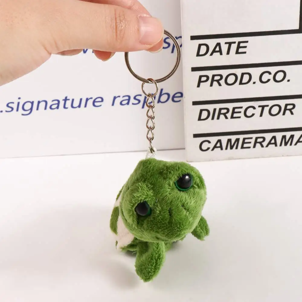 Cartoon Design Sea Turtle Children Toy Gifts Women Key Holder Tortoise Pendant Plush Key Chain Korean Style Key Buckle