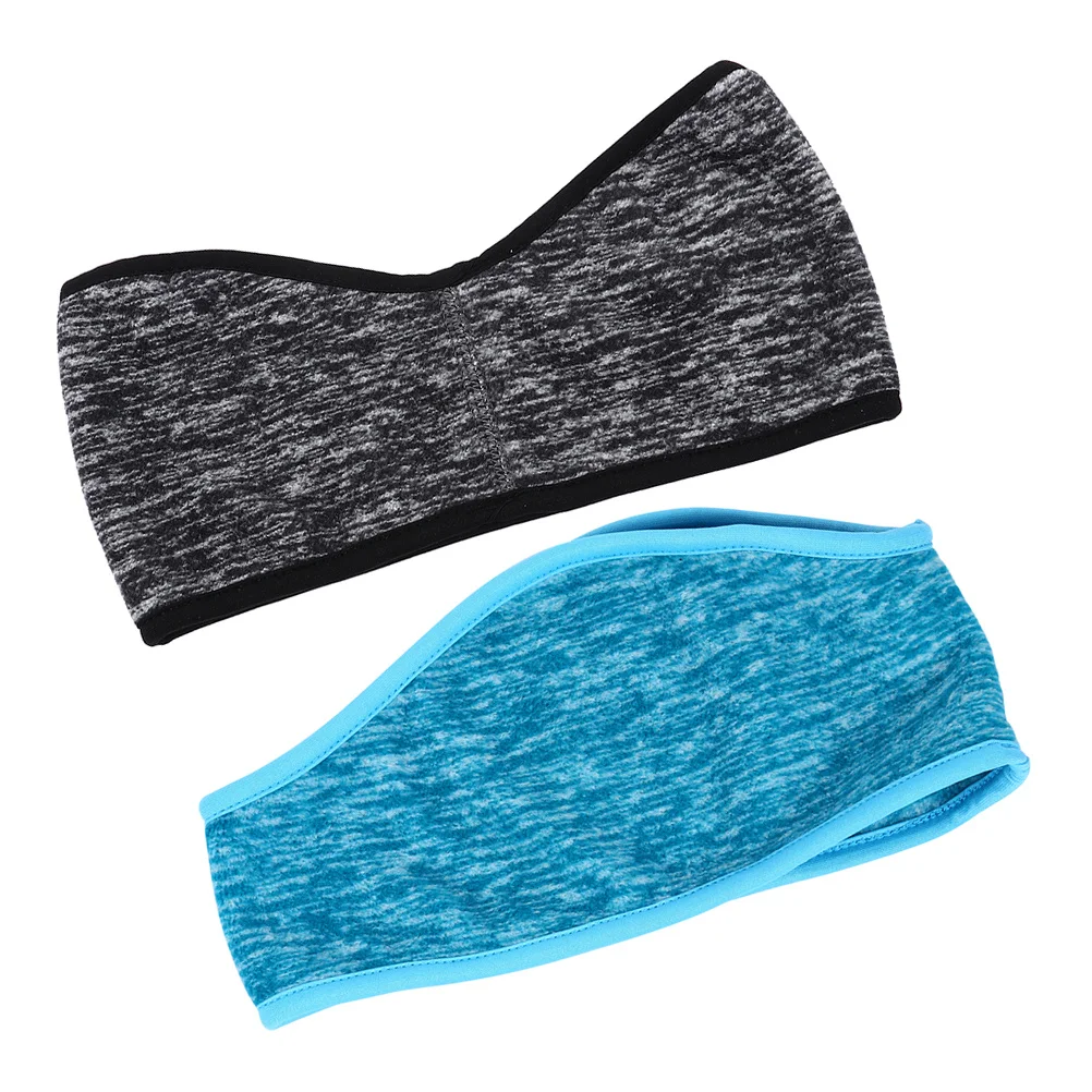2Pcs Headband Ear Warmer Sports Running Cycling Fitness Cold Weather Protection for Men Women Ear Covers Cold Weather Headband