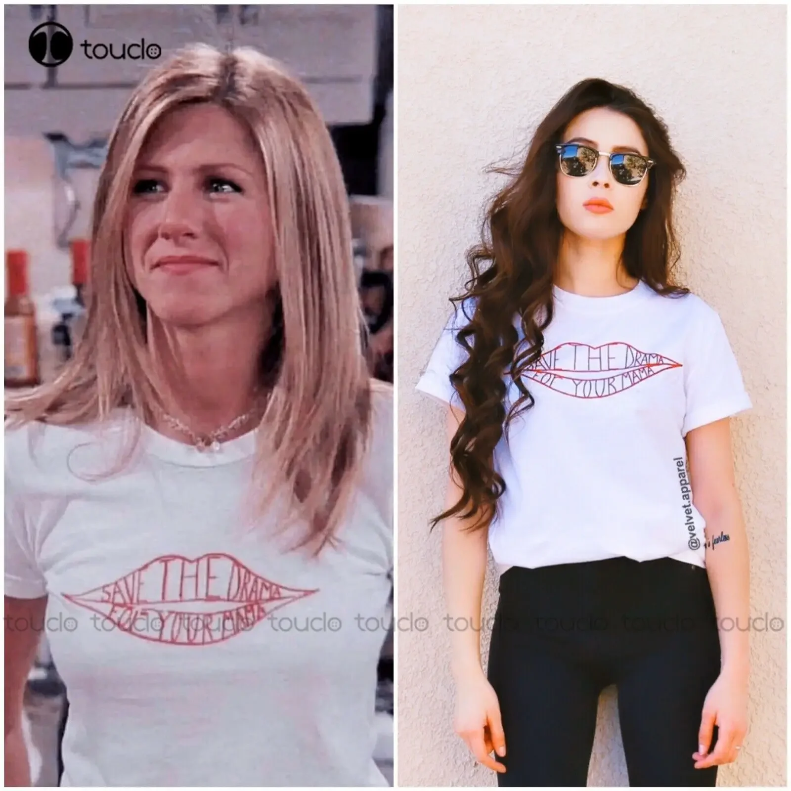 New Friends Shirt Friends Tv Show Save The Drama For Your Mama  Cotton Tee Shirt oversized tshirt Unisex