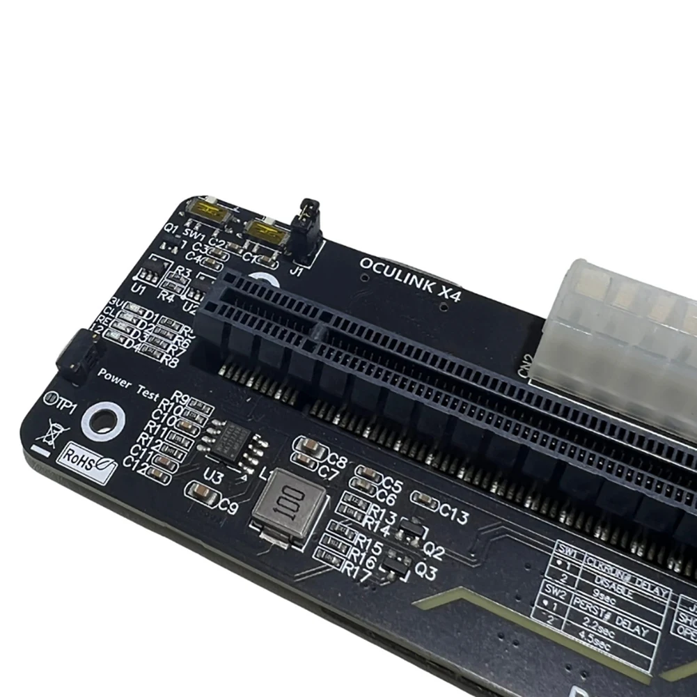 ABGR-For Oculink/M.2 Nvme بطاقة الرسومات الخارجية للكمبيوتر المحمول EGPU حافظة GPU Dock PCIE 4.0X4 Gen4 بطاقة توسيع GDP للكمبيوتر المحمول