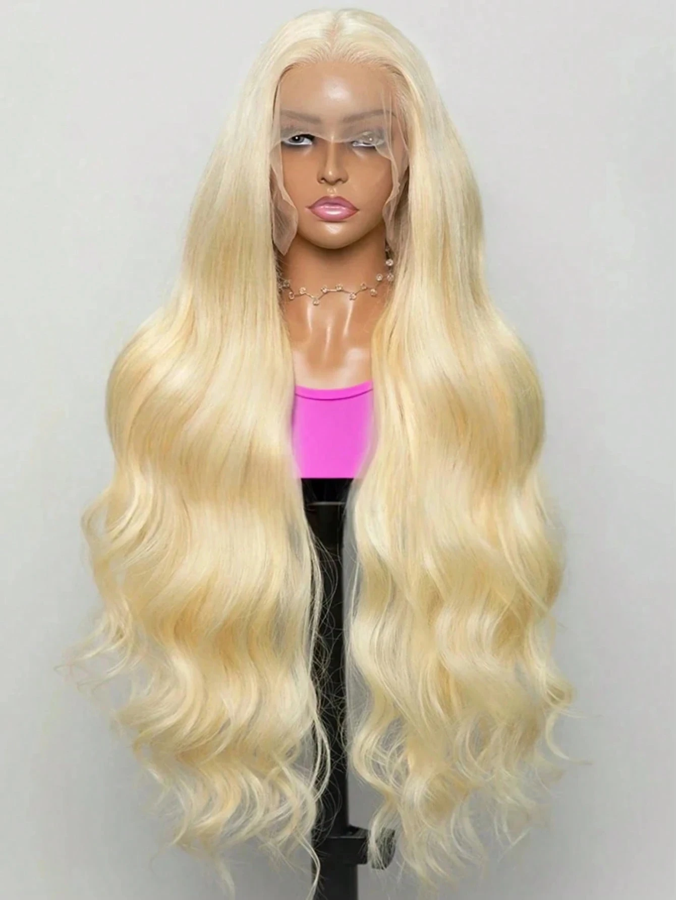 613 HD الدانتيل الباروكة الأمامية 13x6 شعر بشري أشقر الباروكات 220 الكثافة الجسم موجة الدانتيل الجبهة الباروكات الملونة الشعر البشري قبل قطعها 40 بوصة #1