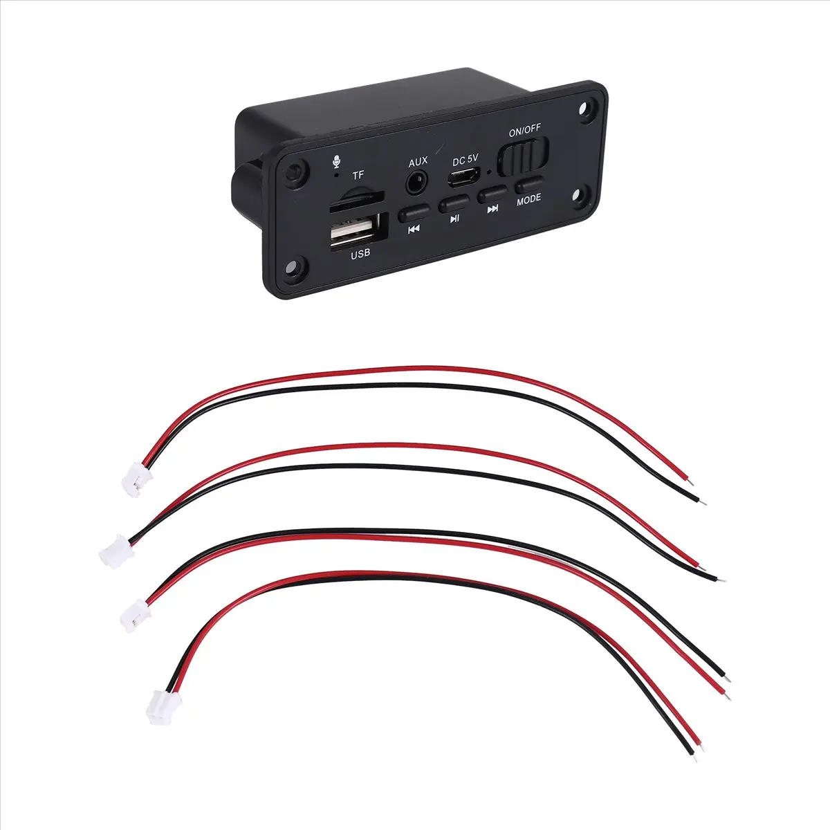 【A03R~】 Bluetooth 5.0 MP3 Decoder Board Module 2 x 3W Speaker Car FM Radio Module 5V Support Recording Call Handsfree Function