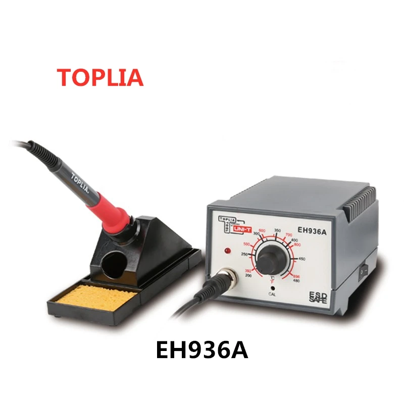 

TOPLIA Economical Temperature-Controlled Soldering Station Adjustable Welding Repair Tool EH936A