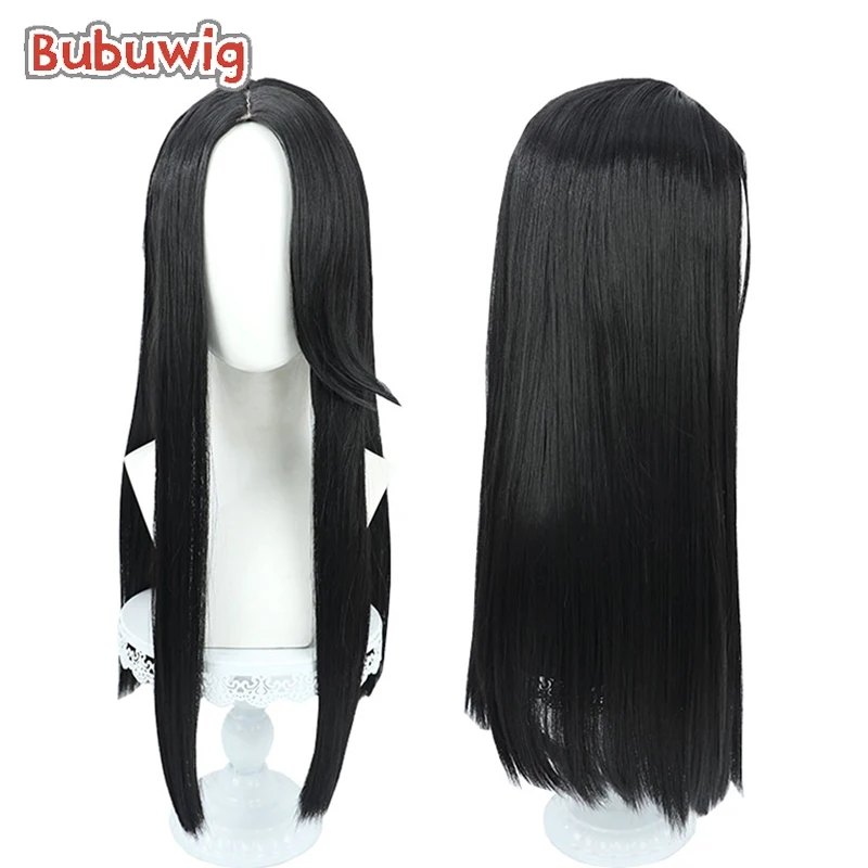 

Bubuwig Synthetic Hair Killjoy Cosplay Wigs Killjoy 60cm Long Straight Women Black Party Wig Heat Resistant