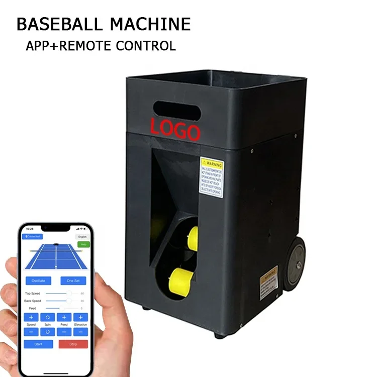 Baseball Machine for Playing and Training Logo Packaging Can Be Customized APP and Remote Control