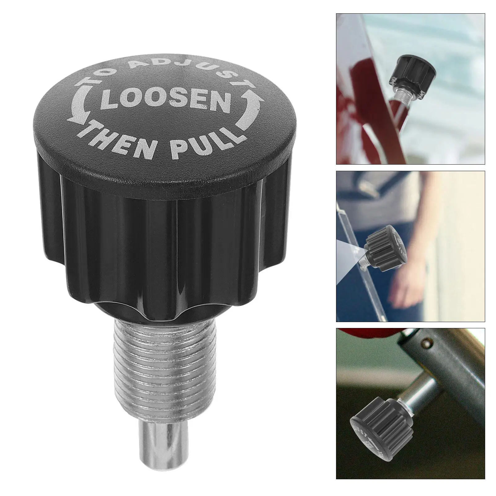 Fitness Pull Pin Knob for Exercise Bike Parts Gymnastics Bar Replacement ABS Material Easy Install Rotating Height Adjustment