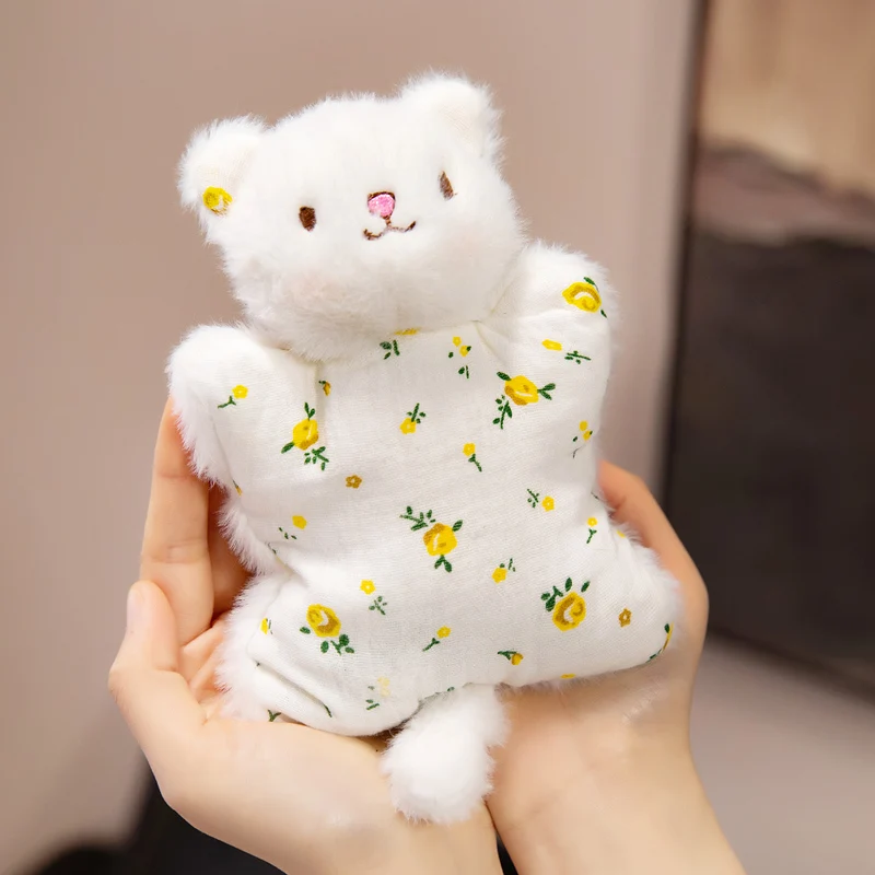 Przenośne paciorki do noszenia na palce w kształcie zwierzątek, miękkie pluszowe uspokajacze do spania, kocyk dla niemowląt do zabawy rodzic-dziecko