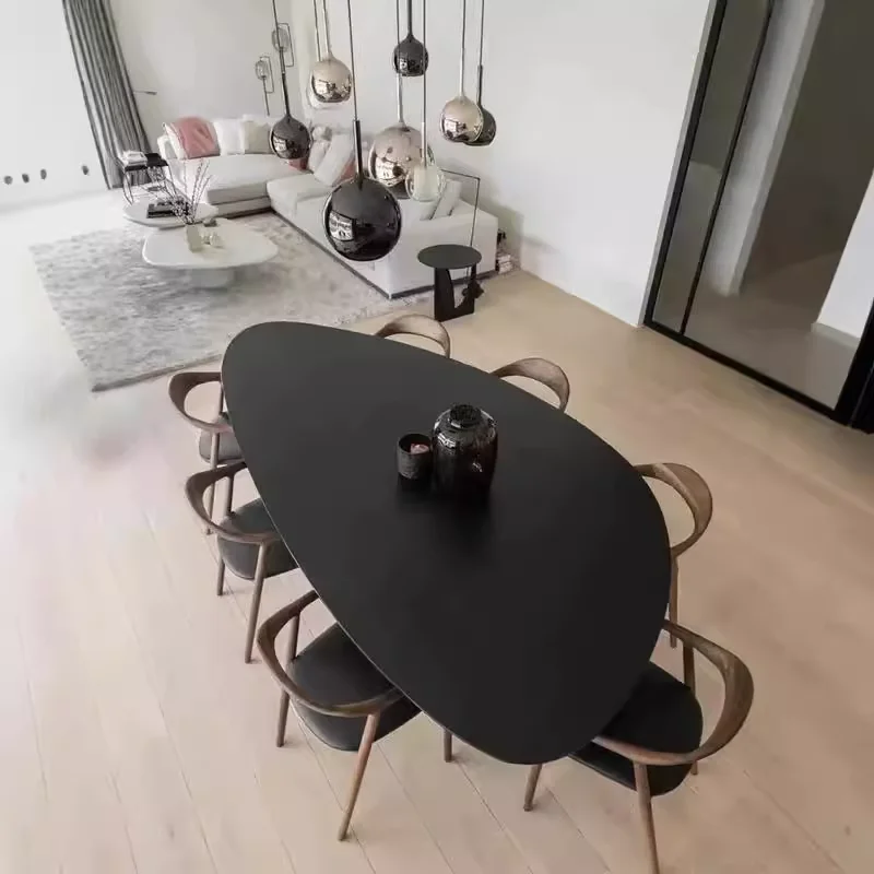 Desk Irregular Training Negotiation Table Modern Simple Desk Bed and Breakfast Dining Table