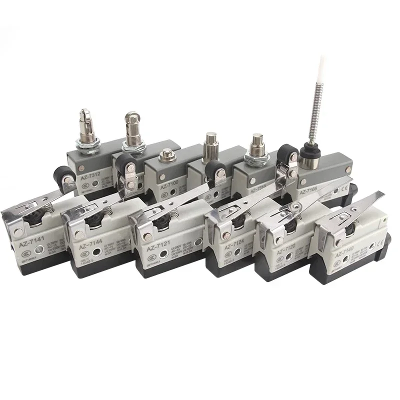 

Микропереключатель ограничения хода, роликовый рычаг 90 градусов, 10 А, 250 В переменного тока AZ-7312 AZ-7311 AZ-7121