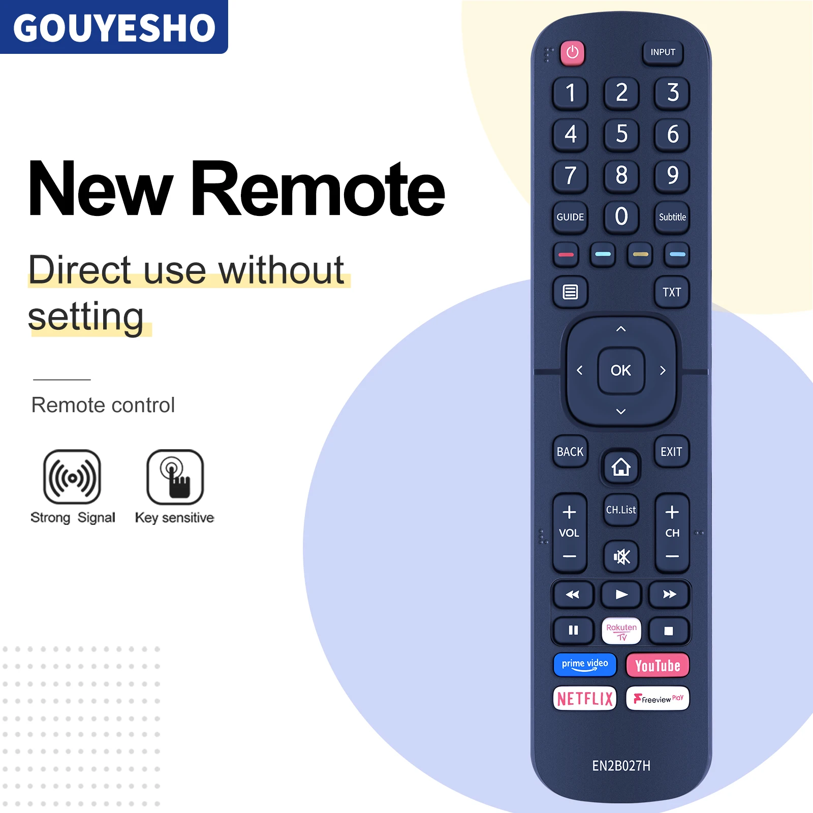 Пульт дистанционного управления для HISENSE TV EN2BO27H Пульт дистанционного управления для HISENSE TV EN2BO27H