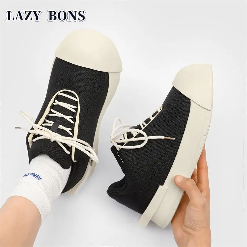 

2025 Men's Ins New Big Head of The Same Style Versatile Casual Platform Non-slip Board Sneakers Shoes