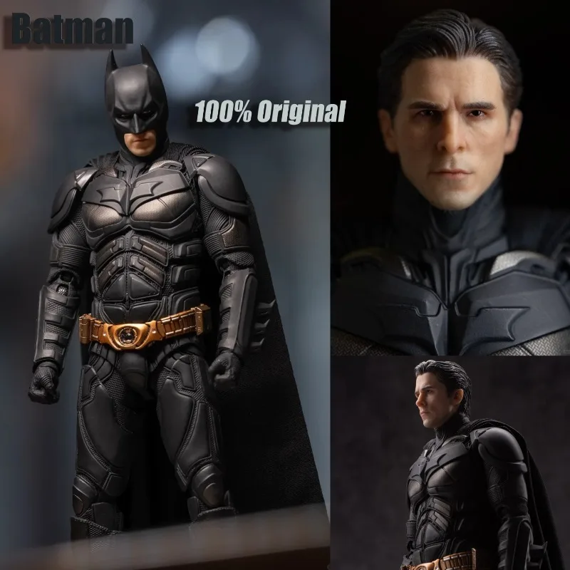

NEW INART Studio DC The Dark Knight Trilogy Action Figure Batman Anime Figurine 1/12 Bat Man Statue Model Customized Toy Gifts