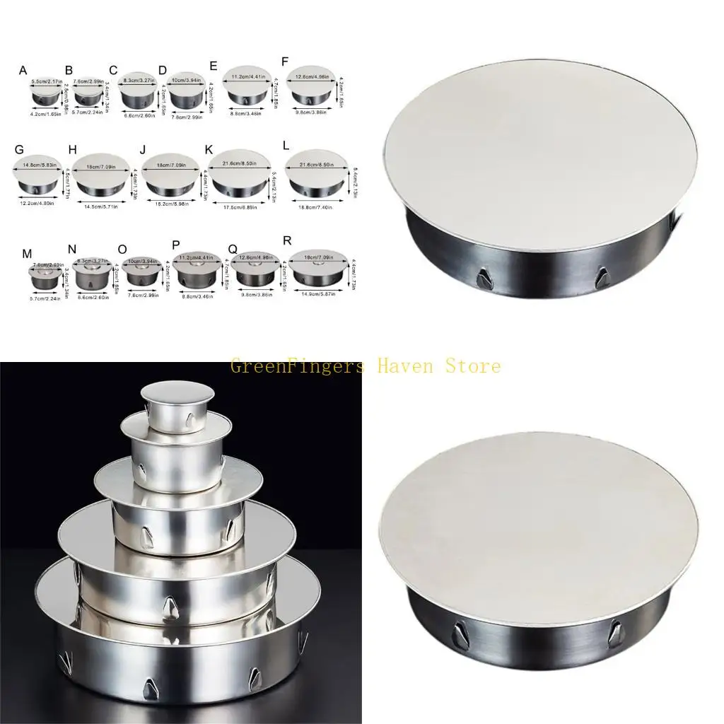 F68D Steel Sink Drain Plugs Odor Barrier Cap Adjustable for Different Pipe Size Use