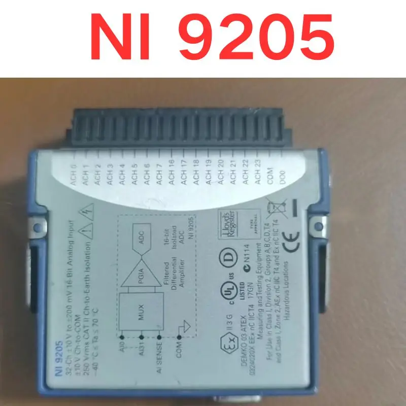 

Second-hand test OK NI 9205 data acquisition module