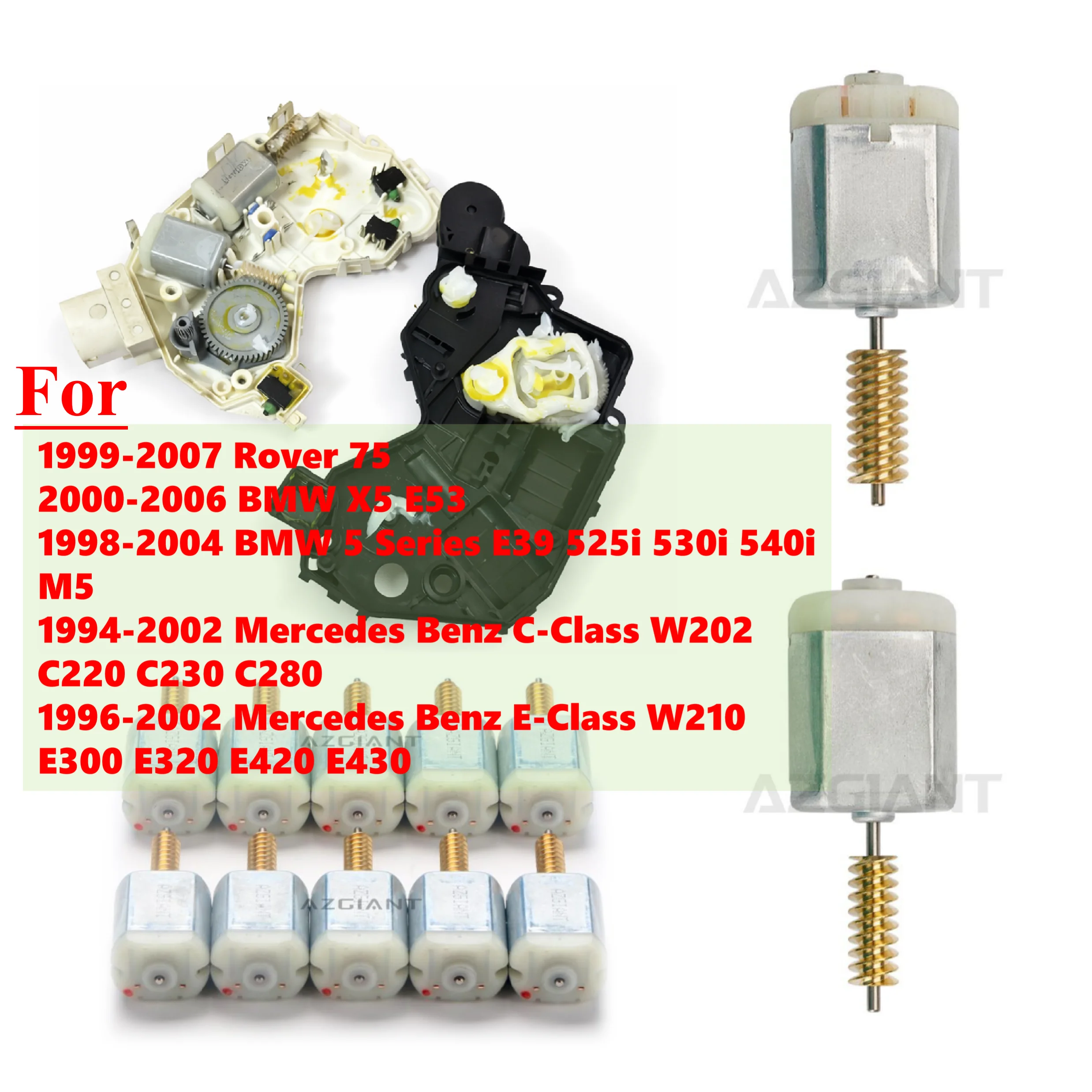 Door lock motor for  Rover 75 BMW X5 E53 5 Series E39 525i 530i 540i M5 Mercedes Benz E-Class W210 E300 E320 E420 E430