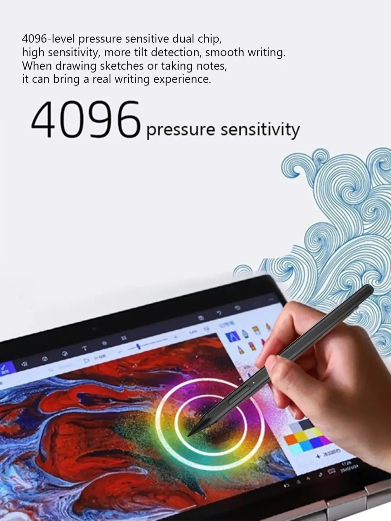 

USI 2.0 Stylus Pen for Chromebooks with Fast Charging, Palm Rejection Stylus Pen for Chromebooks Acer Spin,ASUS Flip,Lenovo Duet